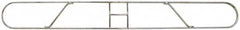 PRO-SOURCE - 60" Long x 5" Wide Chrome Plated Steel Dust Mop Frame - Exact Tooling