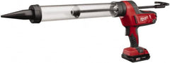 Milwaukee Tool - 20 oz Full Barrel Frame Battery Caulk/Adhesive Applicator - Use with 20 oz Caulks, Adhesives & M18? 25+ Tools - Exact Tooling
