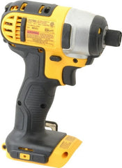 DeWALT - 20 Volt, 1/4" Drive, 117 Ft/Lb Torque, Cordless Impact Driver - Pistol Grip Handle, 2800 RPM, Lithium-Ion, Bare Tool - Exact Tooling