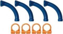 Loc-Line - 1/4" Hose Inside Diam, Coolant Hose Extended Elbow - For Use with Loc-Line Modular Hose System - Exact Tooling