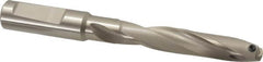 Guhring - 17/32 to 0.551" Diam, 72.6mm Max Depth, 15.88mm Shank Diam, 141mm OAL, Replaceable Tip Drill - HT 800 WP Insert, Series 4108 - Exact Tooling