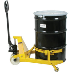Wesco Industrial Products - 660 Lb Load Capacity, 55 Gal Drum Lifter - 28-1/2" Wide x 47-1/2" High, 3 Steel Wheels - Exact Tooling