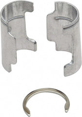 Quantum Storage - Open Shelving Accessory/Component - Aluminum, Aluminum Finish, Use with Wire Shelving Units - Exact Tooling