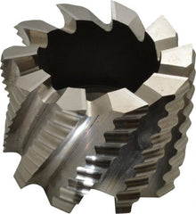 Keo - 3" Diam, 1-1/4" Arbor Hole Diam, 2" Length of Cut, 10 Flute, Cobalt, Rougher Shell End Mill - Right Hand Cut, Right Hand Spiral Flute, Uncoated - Exact Tooling