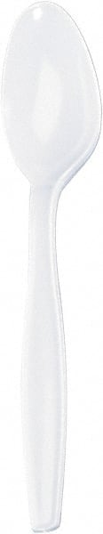 Dixie - Dixie Plastic Tableware, Heavy Mediumweight Teaspoons - White - Exact Tooling