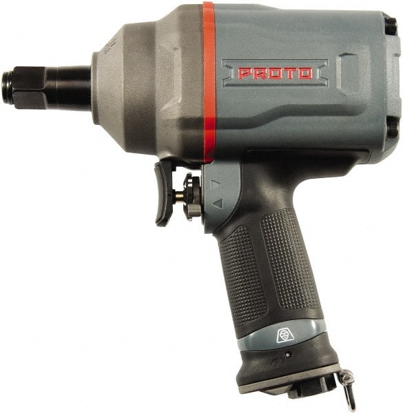Proto - 3/4" Drive, 5,300 RPM, 1,560 Ft/Lb Torque Impact Wrench - Pistol Grip Handle, 950 IPM, 5.1 CFM, 90 psi, 3/8" NPT Inlet - Exact Tooling
