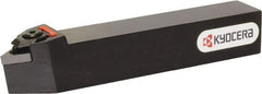 Kyocera - WTEN, Neutral Cut, 60° Lead Angle, 25mm Shank Height x 25mm Shank Width, Negative Rake Indexable Turning Toolholder - 150mm OAL, TN.. 33.. Insert Compatibility, Series WTEN - Exact Tooling