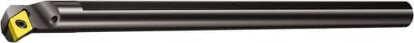 Sandvik Coromant - 0.5591" Min Bore Diam, 6" OAL, 3/8" Shank Diam, E..SDUPR/L Indexable Boring Bar - Screw-On Holding Method - Exact Tooling