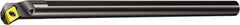 Sandvik Coromant - 0.5591" Min Bore Diam, 6" OAL, 3/8" Shank Diam, E..SDUPR/L Indexable Boring Bar - Screw-On Holding Method - Exact Tooling