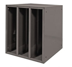 Durham - Gray Hydraulic Hose Cabinet - 25" Wide x 25" High x 23" Deep, Steel - Exact Tooling