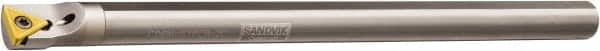 Sandvik Coromant - 15.84mm Min Bore Diam, 8" OAL, 1/2" Shank Diam, C-STFC Indexable Boring Bar - TCMT 21.51 Insert, Screw Clamping Holding Method - Exact Tooling