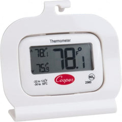 Cooper - Cooking & Refrigeration Thermometers Type: Refrigeration Thermometer Maximum Temperature (F): 122 - Exact Tooling