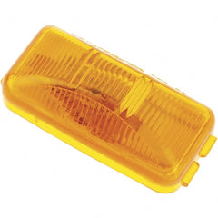 Truck-Lite - 2-1/2" Long, 0.33 Amp, Incandescent Side Marker Light Kit - 12 Volts, Yellow - Exact Tooling