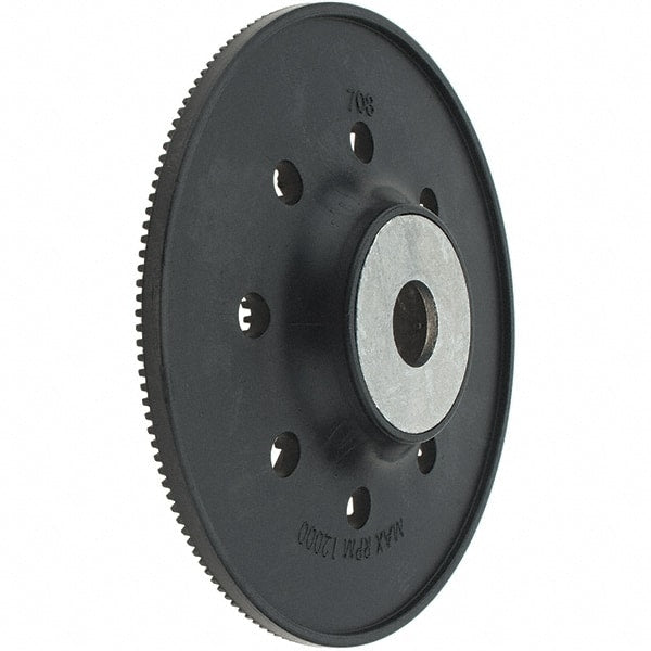 Made in USA - 5" Diam Disc Backing Ribber Backing Pad - Exact Tooling