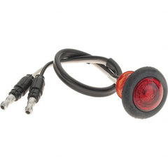 Truck-Lite - 3/4" Long, 0.05 Amp, LED Side Marker Light Kit - 12 Volts, Red - Exact Tooling