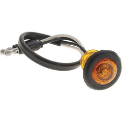 Truck-Lite - 3/4" Long, 0.05 Amp, LED Side Marker Light Kit - 12 Volts, Yellow - Exact Tooling