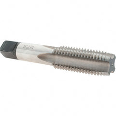 Made in USA - M24x3.00 Metric Coarse 4 Flute Bright Finish High Speed Steel Straight Flute Standard Hand Tap - Plug, 4-29/32" OAL, D8 Limit - Exact Tooling