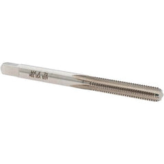 Made in USA - M4x0.70 Metric Coarse 4 Flute Bright Finish High Speed Steel Straight Flute Standard Hand Tap - Bottoming, 2-1/8" OAL, D4 Limit - Exact Tooling