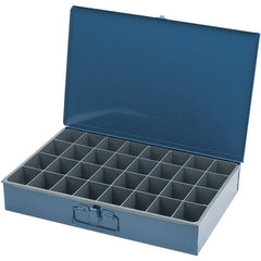 Durham - Small Parts Storage Box - Steel Frame, 32 Compartments - Exact Tooling