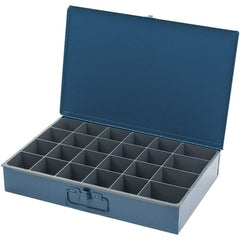 Durham - Small Parts Storage Box - Steel Frame, 24 Compartments - Exact Tooling