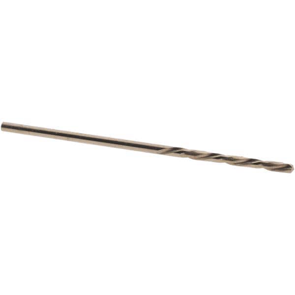 Made in USA - 1/16" High Speed Steel, 135° Point, Straight Shank Maintenance Drill Bit - Exact Tooling