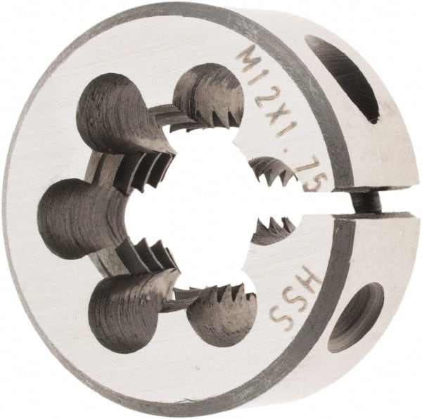 Import - Round Dies Thread Size: M12x1.75 Outside Diameter (Inch): 1 - Exact Tooling
