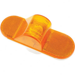 Truck-Lite - 6-1/2" Long, 0.49 to 2.1 Amp, Yellow Turn Signal & Marker Light - 12 Volts - Exact Tooling