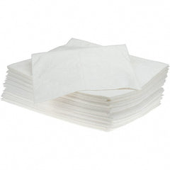 Brady SPC Sorbents - 26 Gal Capacity per Package, Oil Only Pad - 19" Long x 15" Wide, White - Exact Tooling