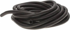 Value Collection - 25' Long, Flexible Wire Loom Conduit - Plastic, 1/2" ID - Exact Tooling