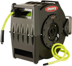 Legacy - 75' Spring Retractable Hose Reel - 300 psi, Hose Included - Exact Tooling
