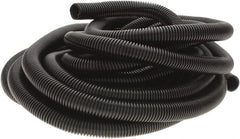 Value Collection - 25' Long, Flexible Wire Loom Conduit - Plastic, 3/4" ID - Exact Tooling