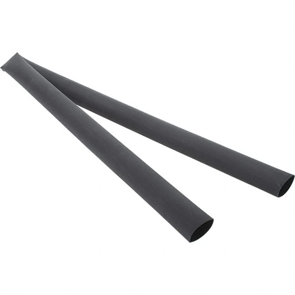 Value Collection - 48" Long Heat Shrink Electrical Tubing - Black - Exact Tooling