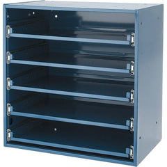 Durham - 5 Drawer, Small Parts Slide Rack Cabinet - 12-1/2" Deep x 20-1/2" Wide x 21" High - Exact Tooling