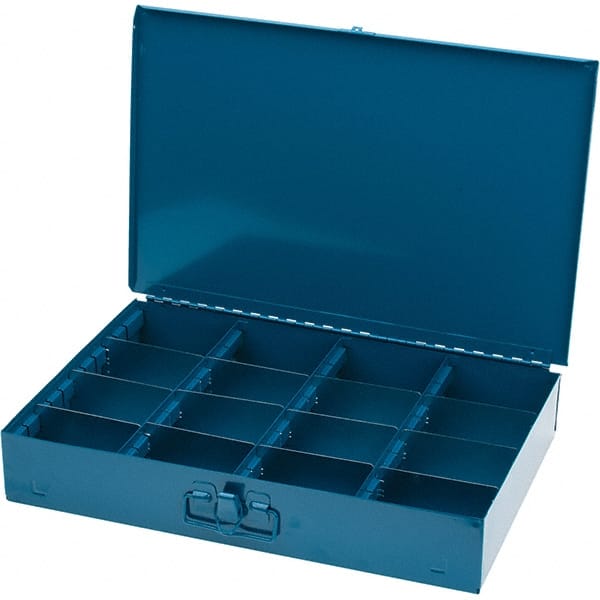 Value Collection - Small Parts Storage Box - Steel Frame, Adjustable Compartments - Exact Tooling