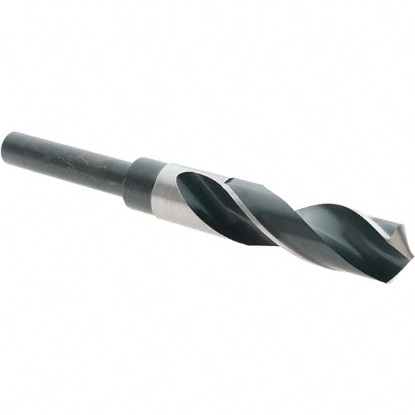 Import - 51/64" Drill, 118° Point, High Speed Steel Silver Deming & Reduced Shank Drill Bit - Exact Tooling