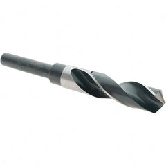 Import - 51/64" Drill, 118° Point, High Speed Steel Silver Deming & Reduced Shank Drill Bit - Exact Tooling