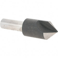Value Collection - 5/8" Head Diam, 3/8" Shank Diam, 1 Flute 82° High Speed Steel Countersink - Exact Tooling