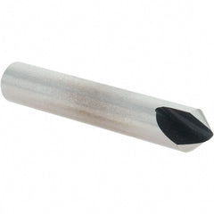 Value Collection - 1/4" Head Diam, 1/4" Shank Diam, 1 Flute 82° High Speed Steel Countersink - Exact Tooling