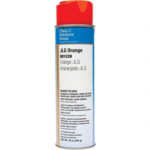 Made in USA - Spray Paints Type: Spray Paint Color: Orange - Exact Tooling