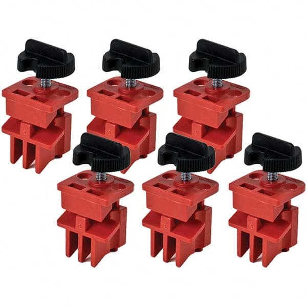 Brady - Electrical Equipment Lockouts Type: Multi-Pole Circuit Breaker Lockout Maximum Cord Diameter (Decimal Inch): 0.2812 - Exact Tooling