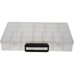 Flambeau - Tool Tray Cabinet - 13-1/2" Wide x 9" Deep x 2" High, Polymer, Clear - Exact Tooling