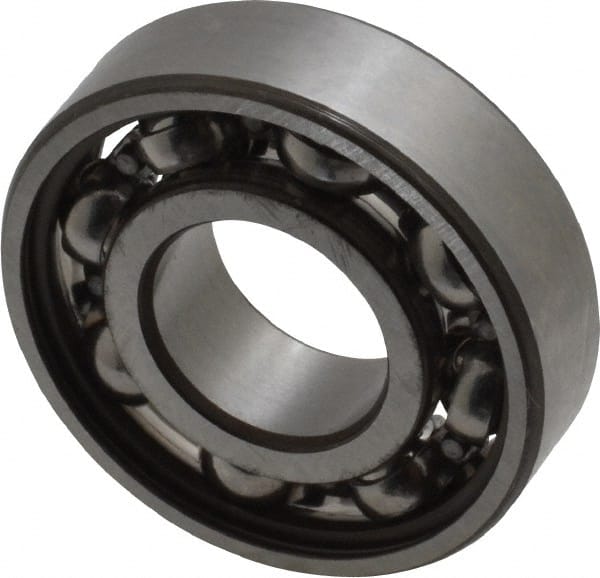 SKF - 12mm Bore Diam, 28mm OD, Open Deep Groove Radial Ball Bearing - 8mm Wide, 1 Row, Round Bore, 2,360 Nm Static Capacity, 5,400 Nm Dynamic Capacity - Exact Tooling