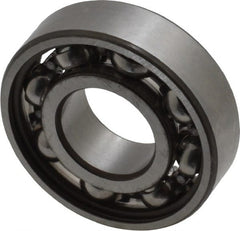 SKF - 12mm Bore Diam, 28mm OD, Open Deep Groove Radial Ball Bearing - 8mm Wide, 1 Row, Round Bore, 2,360 Nm Static Capacity, 5,400 Nm Dynamic Capacity - Exact Tooling