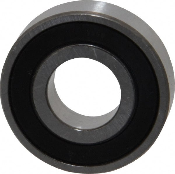 SKF - 12mm Bore Diam, 28mm OD, Double Seal Deep Groove Radial Ball Bearing - 8mm Wide, 1 Row, Round Bore, 2,360 Nm Static Capacity, 5,400 Nm Dynamic Capacity - Exact Tooling