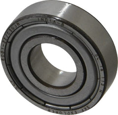 SKF - 12mm Bore Diam, 28mm OD, Double Shield Deep Groove Radial Ball Bearing - 8mm Wide, 1 Row, Round Bore, 2,360 Nm Static Capacity, 5,400 Nm Dynamic Capacity - Exact Tooling