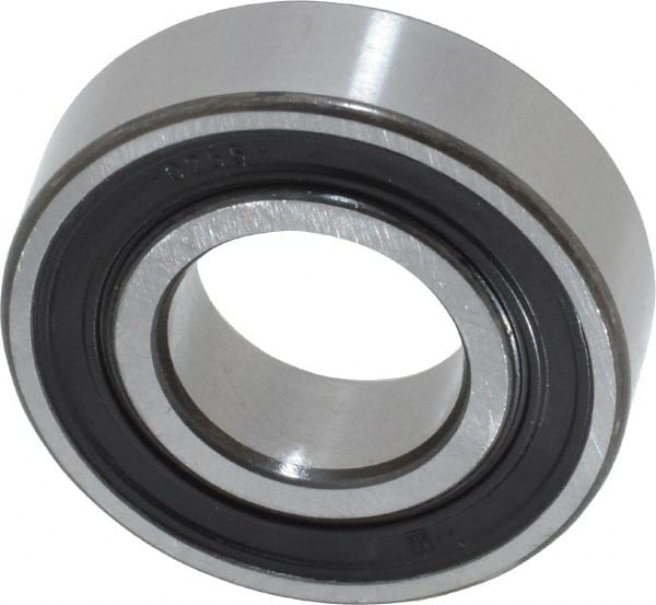 SKF - 15mm Bore Diam, 32mm OD, Double Seal Deep Groove Radial Ball Bearing - 9mm Wide, 1 Row, Round Bore, 2,850 Nm Static Capacity, 5,850 Nm Dynamic Capacity - Exact Tooling