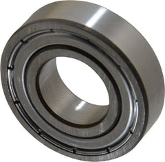SKF - 15mm Bore Diam, 32mm OD, Double Shield Deep Groove Radial Ball Bearing - 9mm Wide, 1 Row, Round Bore, 2,850 Nm Static Capacity, 5,850 Nm Dynamic Capacity - Exact Tooling