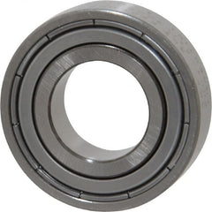 SKF - 17mm Bore Diam, 35mm OD, Double Shield Deep Groove Radial Ball Bearing - 10mm Wide, 1 Row, Round Bore, 3,250 Nm Static Capacity, 6,370 Nm Dynamic Capacity - Exact Tooling