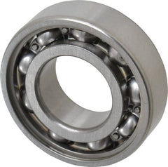 SKF - 20mm Bore Diam, 42mm OD, Open Deep Groove Radial Ball Bearing - 12mm Wide, 1 Row, Round Bore, 5,000 Nm Static Capacity, 9,950 Nm Dynamic Capacity - Exact Tooling