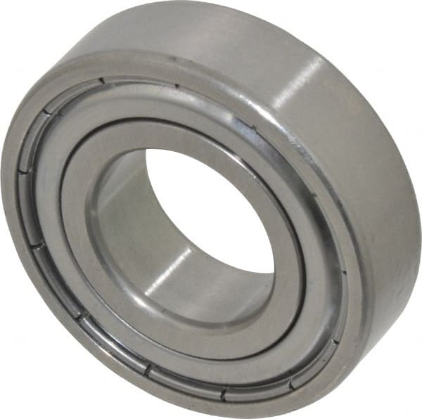 SKF - 20mm Bore Diam, 42mm OD, Double Shield Deep Groove Radial Ball Bearing - 12mm Wide, 1 Row, Round Bore, 5,000 Nm Static Capacity, 9,950 Nm Dynamic Capacity - Exact Tooling